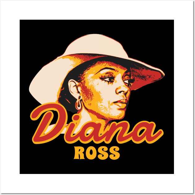 ross vintage retro diana Wall Art by LAKOSH